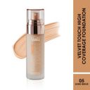 Glam 21 Velvet Touch Oil Control Silk Foundation | Waterproof, High Coverage | Sand Beige - 50Gm...