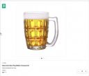 Glass ideas Beer Mug (350ml, Transparent)...