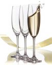 Glass jar® Crystal Wine Glass Red or White Wine, Champagne Flute Wine Glass Set, Long Wine Glass Set - Clear, 180 ml, Pack of (2)...
