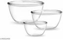 Glass Mixing Bowl (Clear, Pack of 3)...