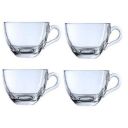 Glassware Tea Mug - 4 Pieces, Clear, 220 ml...