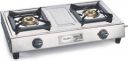 Glen 1021 SS Brass Burner Stainless Steel Manual Gas Stove ...