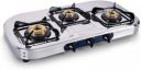 Glen 1037 Brass Burners Stainless Steel Manual Gas Stove ...
