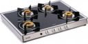 Glen 1048 GT Forged Burners Mirror finish Glass Automatic Gas Stove ...