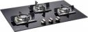 Glen 3 Burner Built In Glass Hob  ...