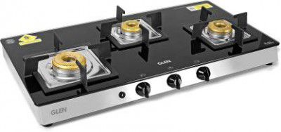 Glen 3 Burner Glass Cooktop 1038 SQ GT 