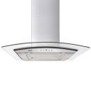 Glen 60cm, 1000 m3/hr Curved Glass Wall Mounted Kitchen Chimney (6071 EX)...