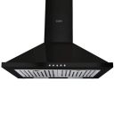 Glen 60cm 750 m3/hr Pyramid Wall Mounted Chimney Push Buttons Baffle Filters (Aqua, Black)...
