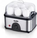 Glen Electric Egg Boiler Steamer Boils 8 Eggs Auto shut Off (Silver, Black, 8 Eggs)...