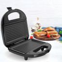 Glen Electric Sandwich Maker Grill and Toast with Non Stick Coating Plates, 750W Black (3024BGRILL) 2 Years Warranty...