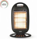 Glen HA 7017 HL Black 1200 watt Electric Halogen Room Heater with 3 Heat Settings Black-HA7017HL Halogen Room Heater...