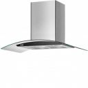 GLEN 90 cm 1200m3/hr Auto-Clean curved glass Kitchen Chimney...