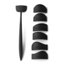 Gleva 6 in 1 Eyeshadow & Eyeliner Crease Line Kit Applicator, Eyeshadows Fixer Quick Eye Makeup Tool for Beginners Women's & Girls (Black)...