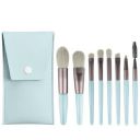 Gleva 8 Pcs Brush Set With Pouch (Grey)...