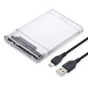 GLink GHD014-2.5" USB 2.0 Transparent Premium External HDD Enclosure Case for SATA SSD HDD for Laptop Hard Disks...