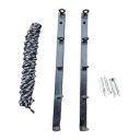 GLITZ Metal Heavy Duty Wall Mount Cloth Dryer Stand | Space Saving Drying Stand | Drying Rack or Indoor,Outdoor,Bathroom,Balcony (300mm,Black)...