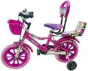 Global Bikes Princess 14T Bicycle for Kids 2 to 5 Years Old Fully Adjustable with Back Seat & Support for Boys and Girls...