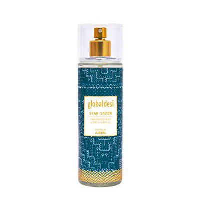 Global Desi Star Gazer Body Mist for Female Crafted by Ajmal, Navy Blue, 200 ml