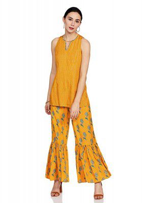 global desi Womens Rayon Salwar Suit Set
