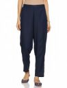 global desi Women's Viscose Bottom (Fw21Gm024Btrlnavy_S, Navy, S) Regular Fit Bottom Wear...