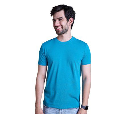 GLOOT Men’s Cotton T Shirt | Anti Stain & Anti Odor Tech | Strechable Round Neck Tee with Half Sleeves | Regular Fit| Athlesuire Wear - GLCRN01