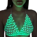 Glow in Dark® Bra Panty Set for Women | Beautiful Combo of Lingerie Set | Bridal Bralette | Bikini Set |Honeymoon | Dating | Anniversary White...