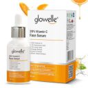 Glowelle 20% Vitamin C Face Serum for Brightening skin, Dark Spots, Dull Skin, Uneven Skin Tone, Boosts - 30ml...
