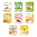 glowious Combo Pack of 8 (Sandalwood, Multani Mitti, Kasturi Turmeric, Lemon Peel, Amla, Hibiscus, Ubtan & Brahmi Powder) 400gms (50gx8)...