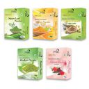 Glowious Skin Care Combo Pack of 5 - Neem, Hibiscus, Ubtan, Brahmi, Aloe Vera Powder (250g x 5) | Ayurvedic Beauty Essentials for Radiant Skin | Natural Glow...