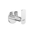 GLOXY Chrome Finished One Way Brass Angle Valve Cock with Jet+ Lever - Wall Mount Angle Valve Cock - 10 Years Warrenty...