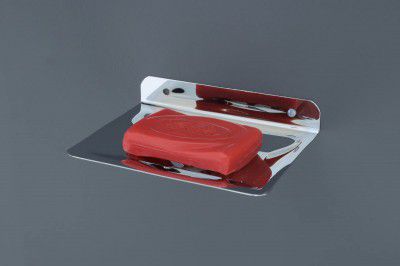 GLOXY ENTERPRISE Wall Mount Stainless Steel Square Shape Single Soap Holder for Bathroom, Soap Stands for Bathroom Wall/Soap Tray for Bath Dish Bathroom Accessories and Fittings Rust Free
