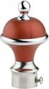 GLOXY Silver, Maroon Rod Rail Bracket, Curtain Knobs, Curtain Hooks, Curtain Rods Metal  (Pack of 1)...