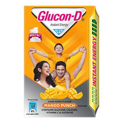Glucon-D Mango Blast Glucose Powder (450g, Refill)