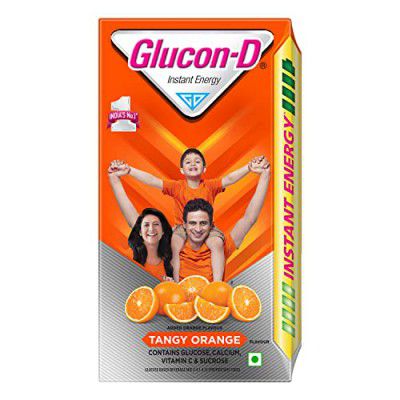 Glucon-D Tangy Orange Glucose Powder (1kg, Refill)