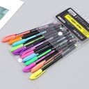 GLUN 12Pcs Neon Color Set Neon Metallic Fluorescence Highlighter Pastel Gel Pen For Art Sketch Doodle Painting Drawing Kids Gift...