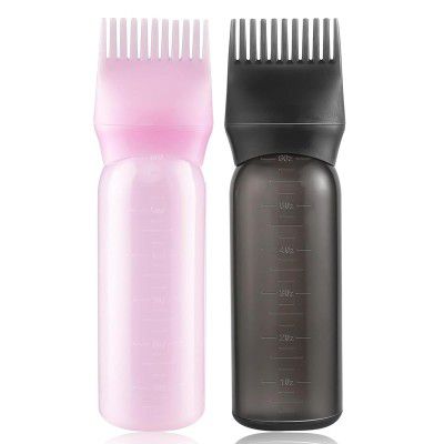 GLUN® 2 Piece Hair Dye Comb Bottle, 120ML Bottle
