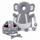 GLUN® Baby Back Protector with Head Protective Hat Combo Set...