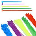 GLUN® Cable Zip Ties, Multicolour with Multi Size (2.5mm to 4mm) Pack 110 Pieces...