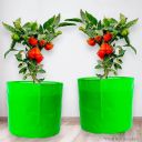 GLUN® Grow Bag 12 * 12 Inch Round Shape Grow Bags for Terrace and Balcony Gardening Growing Any Type of Plants (Herbs and Shrubs) (D)...