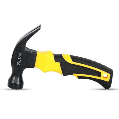 GLUN Mini Claw Hammer with Comfort Grip Handle
