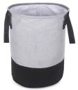 GLUN Round Laundry Bag, Gray & Black Foldable Waterproof 45 Liter Capacity...