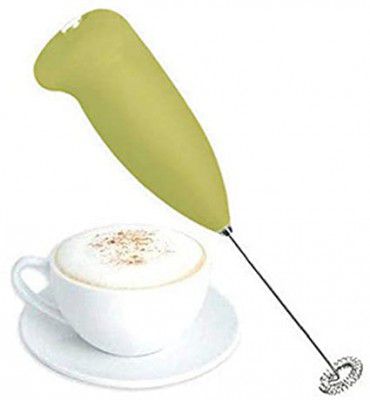 GLUN Plastic Wireless Portable Milk Frother Electric Foam Maker Hand Blender Mixer Froth Whisker Latte Maker for Coffee