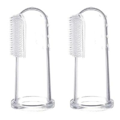[Free Loot | Goes live at 12 AM] GLUN® Silicone Baby Finger Manual toothbrush Pack of 2