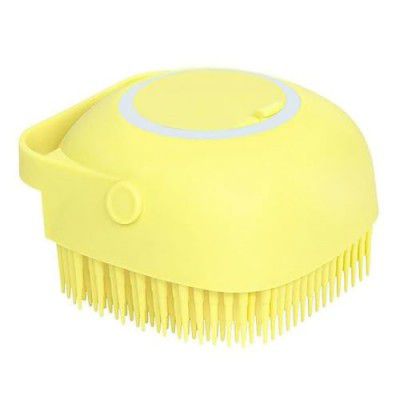 GLUN® Silicone Brush with Shower Gel Dispenser, Mud & Dirt Remover with Soft Silicone Bristle with Non-toxic Brushes