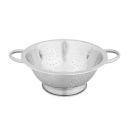 GLUN Stainless Steel Deep Colander: Versatile Kitchen Essential with Anti-Corrosive Properties - 24cm Diameter, Available in Silver - Enhance Your Culinary Experience...