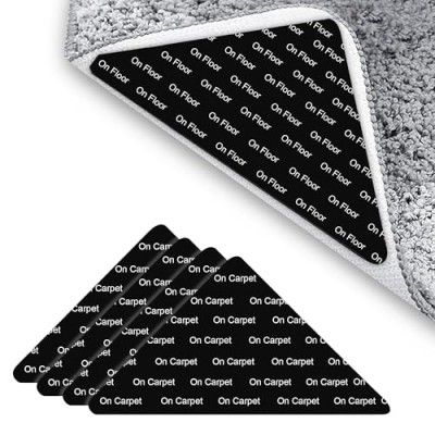GLUN® Washable Rugs Grippers Pack of 4