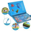 GLUN Water Magic Book, Magic Doodle Pen, Coloring Doodle Drawing Board Games for Kids,Pack of 1 Book...