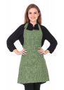 GLUN® Waterproof Unisex Kitchen Apron with Center Pocket and Adjustable Neck Belt with Metal Buckle (PACK OF 1) (Green Check)...