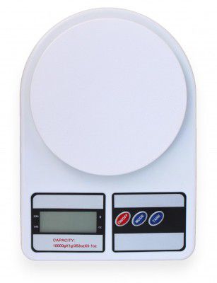 Glun Weight Machine for Kitchen, Digital Scale with LCD Display, Scale for Home Baking, Cooking & Balance Diet. Weighing Machine with capacity 10Kg with back light
