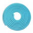 GLV Full Size 1.4 Meter (Pack of 1) Spiral Cable Protector Suitable for All iPhone/Android Mobile Charging Cables (Light Blue)...